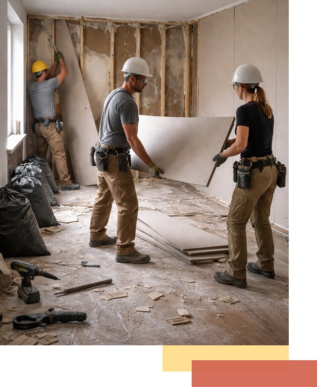 Демонтаж стеновых панелей в Раменском быстро и аккуратно