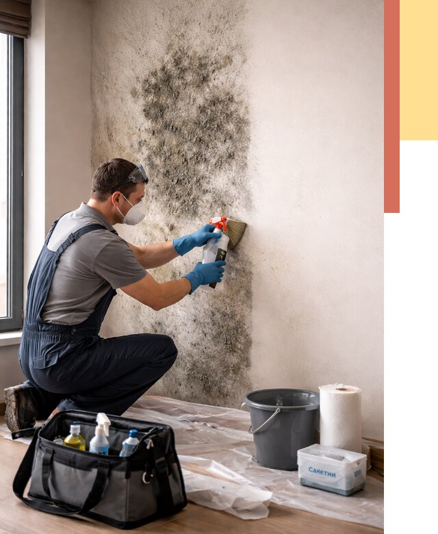 Удаление плесени со стен в Раменском от 2180 руб. — быстро и недорого | ОТДЕЛОЧНИК-Рмн