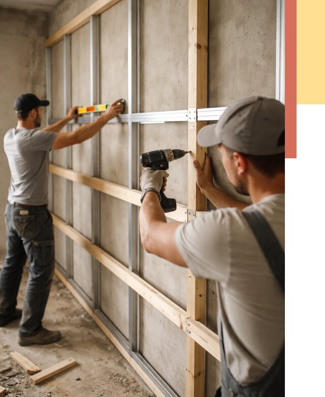 Устройство обрешетки под панели в Раменском от 2129 руб. — монтаж под ключ | ОТДЕЛОЧНИК-Рмн