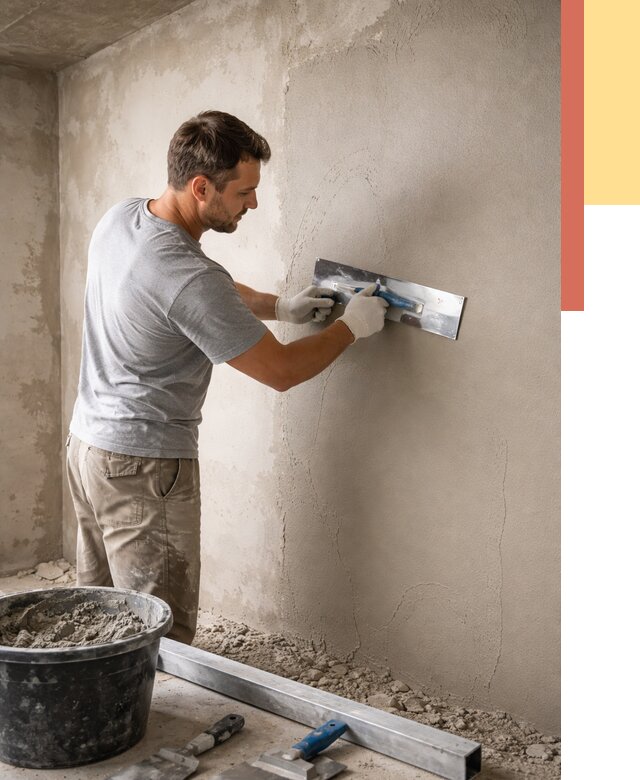 Штукатурка стен без маяков в Раменском от 7300 руб/м2 — услуги и цена | ОТДЕЛОЧНИК-Рмн