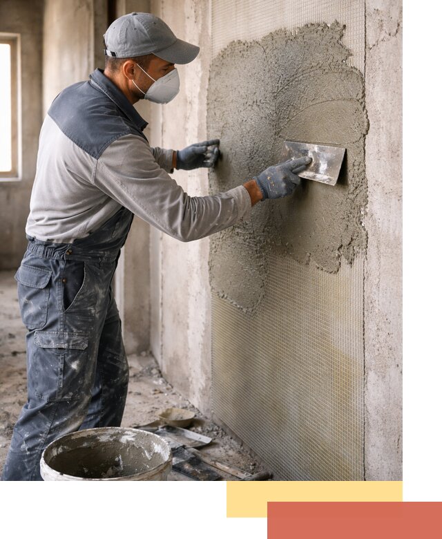 Штукатурка стен по сетке в Раменском под ключ качественно и быстро