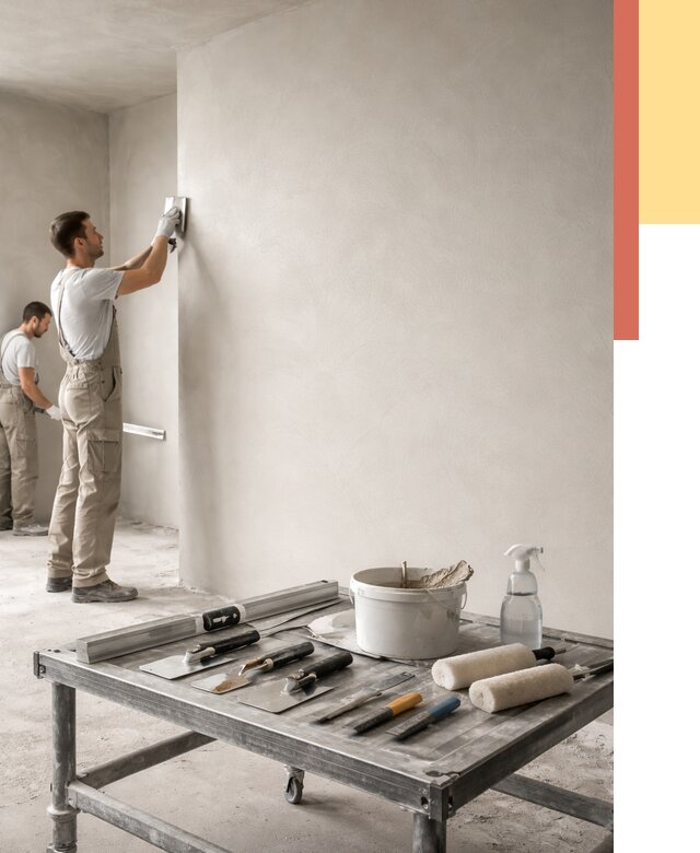 Штукатурка стен под покраску в Раменском от 4563 руб./м² — качественно и недорого | ОТДЕЛОЧНИК-Рмн