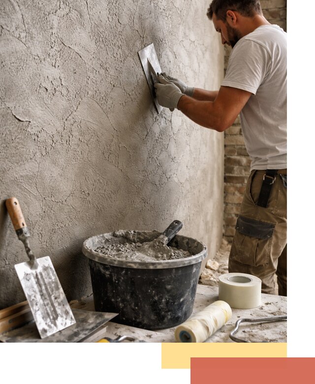 Декоративная штукатурка лофт в Раменском — отделка стен и потолков