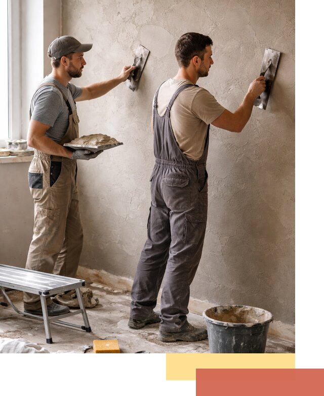 Ремонт декоративной штукатурки и восстановление фактуры в Раменском