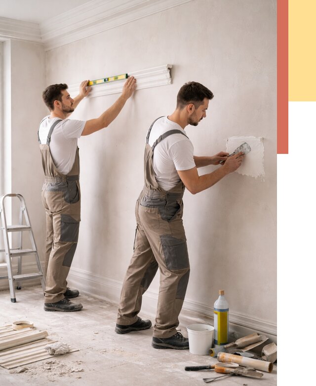 Монтаж лепнины на стены в Раменском от 4563 руб. — недорого, быстро | ОТДЕЛОЧНИК-Рмн