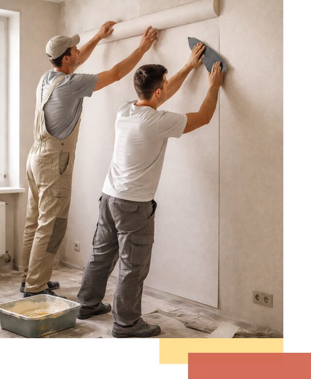 Поклейка виниловых обоев в Раменском профессионально и качественно