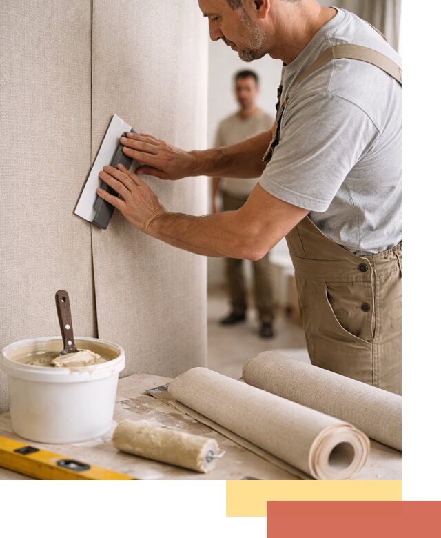 Поклейка текстильных обоев в Раменском профессионально и аккуратно