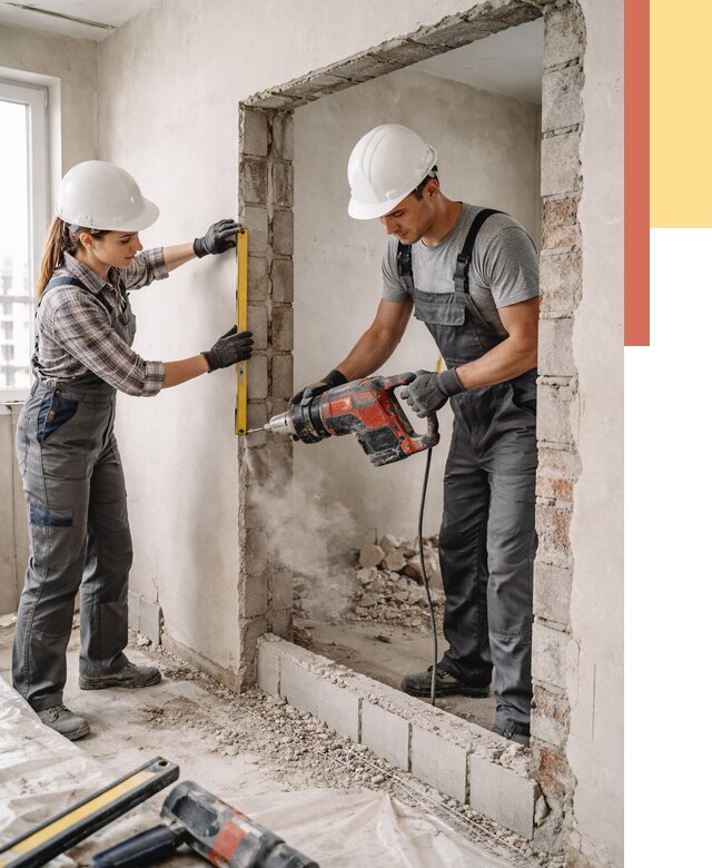 Создание проемов в стенах в Раменском от 6590 руб. — алмазная резка и расширение | ОТДЕЛОЧНИК-Рмн