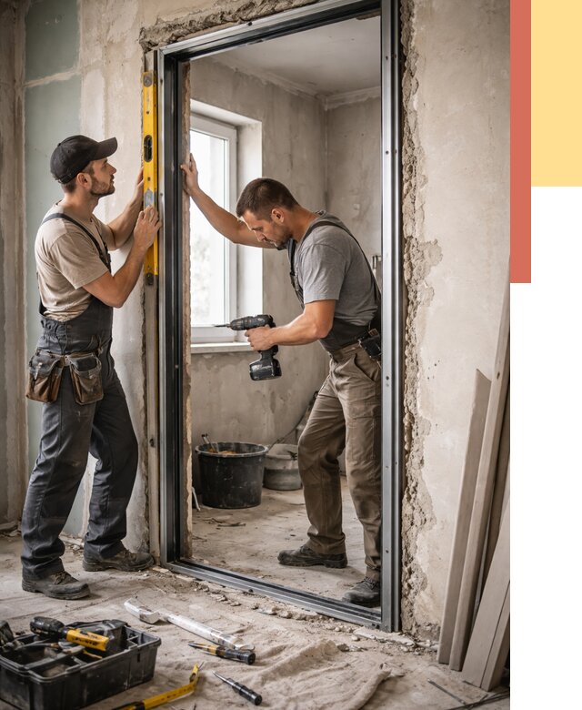 Закладка дверного проема в Раменском от 3549 руб. — быстро и недорого | ОТДЕЛОЧНИК-Рмн