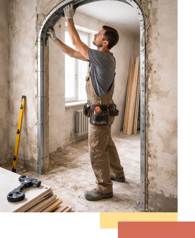 Устройство арочного проема в Раменском под ключ