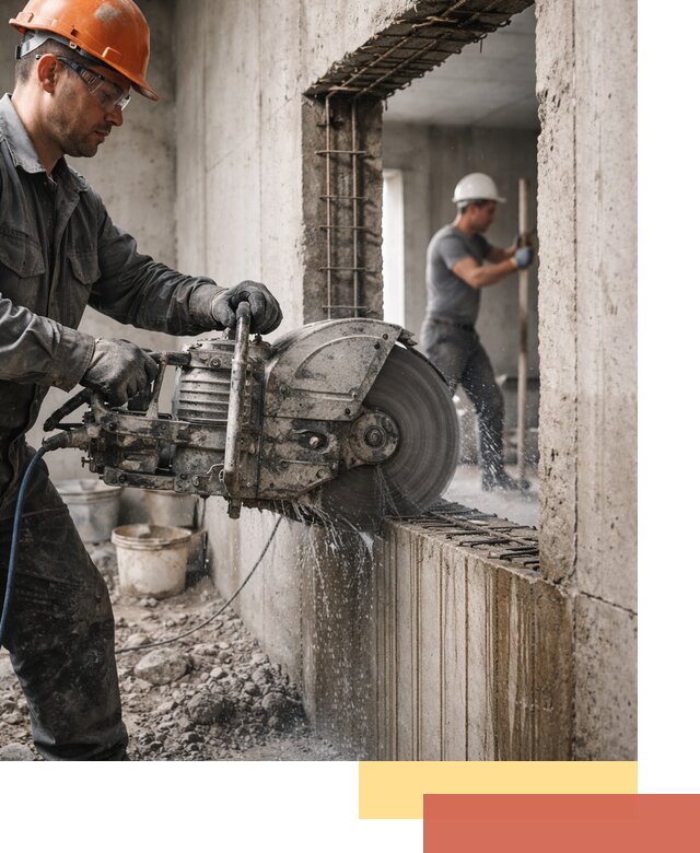 Алмазная резка проемов в Раменском быстро и точно