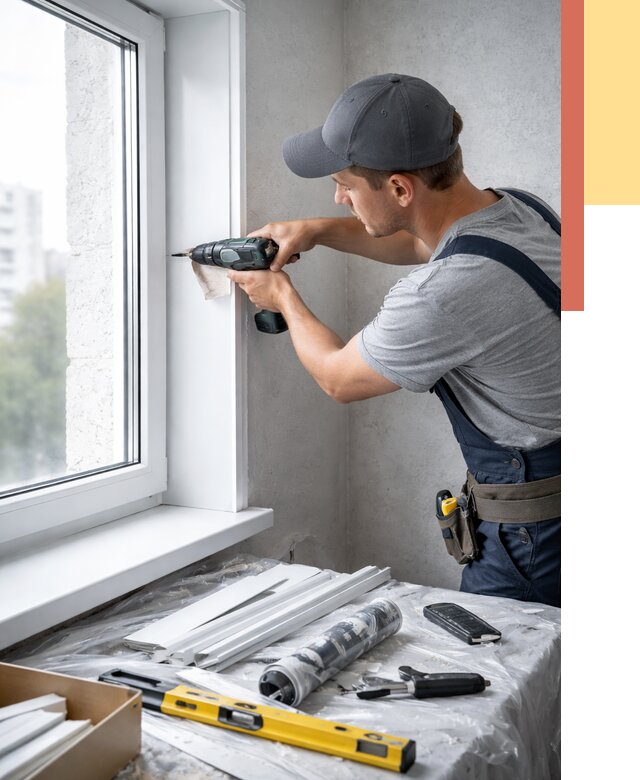 Установка пластиковых откосов в Раменском от 2281 руб. | ОТДЕЛОЧНИК-Рмн монтаж, быстро и недорого