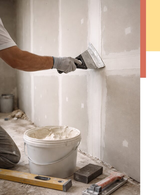 Шпаклевка перегородок из гипсокартона в Раменском от 2535 руб. — услуги ОТДЕЛОЧНИК-Рмн