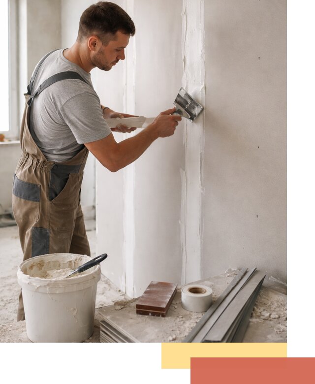 Шпаклевка перегородок из гипсокартона в Раменском качественно и быстро