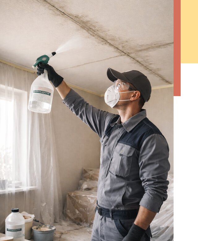 Антисептическая обработка потолка в Раменском от 2535 руб. | ОТДЕЛОЧНИК-Рмн