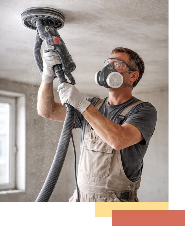 Шлифовка потолка в Раменском — качественная подготовка под отделку