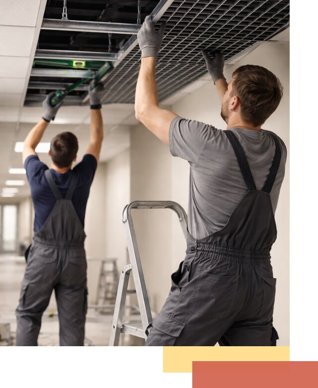 Монтаж потолка Грильято в Раменском: установка под ключ качественно