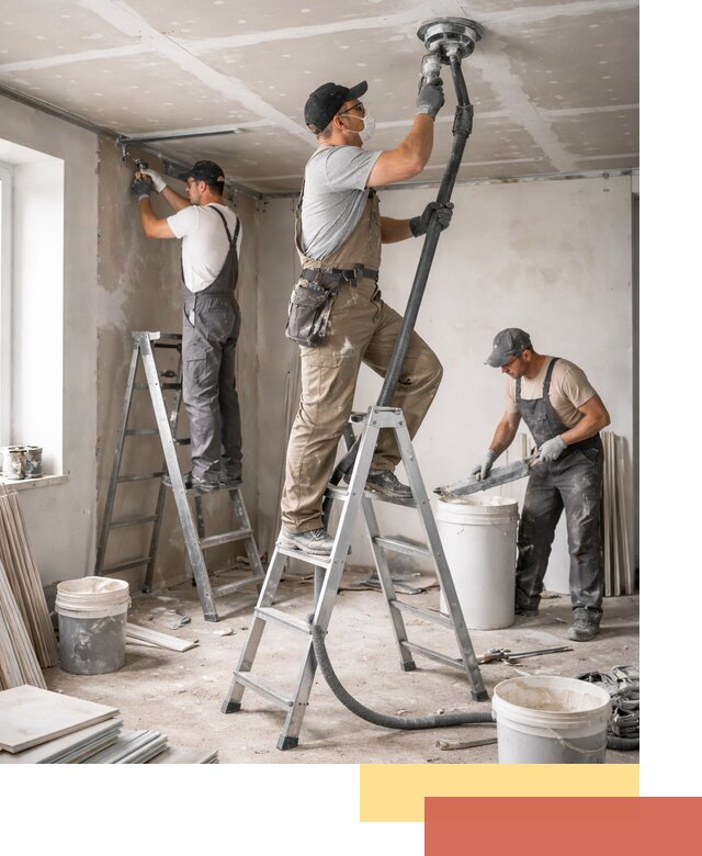 Ремонт потолка из гипсокартона в Раменском: быстрый и качественный монтаж