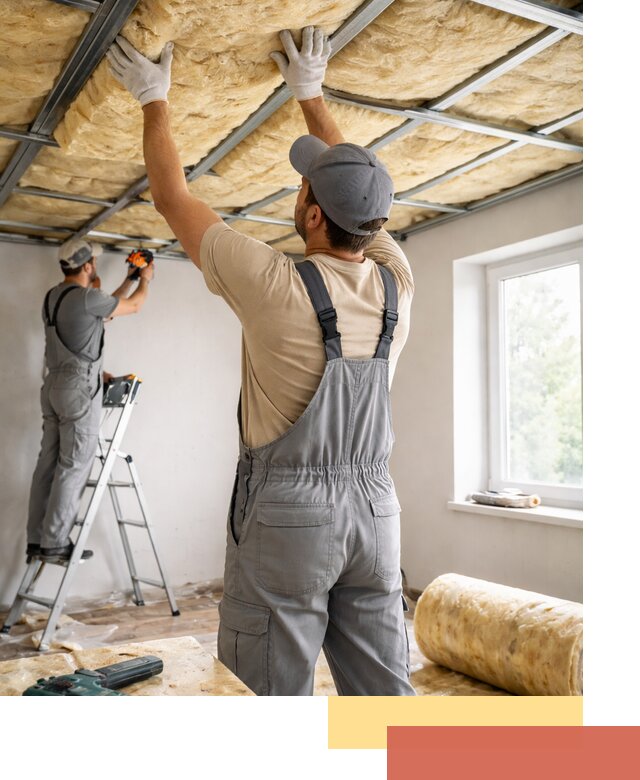 Утепление потолка под ключ в Раменском качественно и быстро