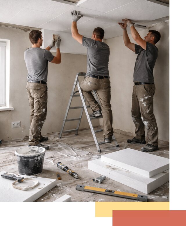 Утепление потолка пенопластом в Раменском быстро и качественно