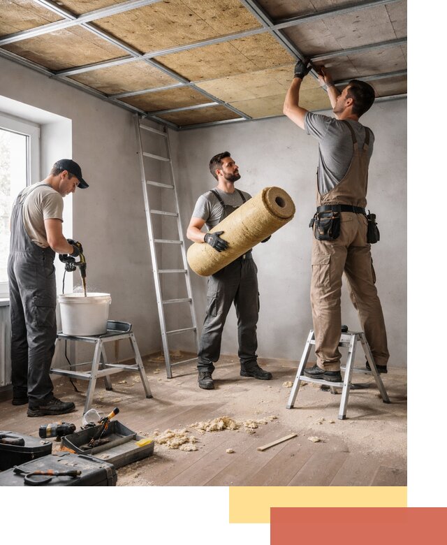 Шумоизоляция потолка в Раменском: профессиональный монтаж и отделка