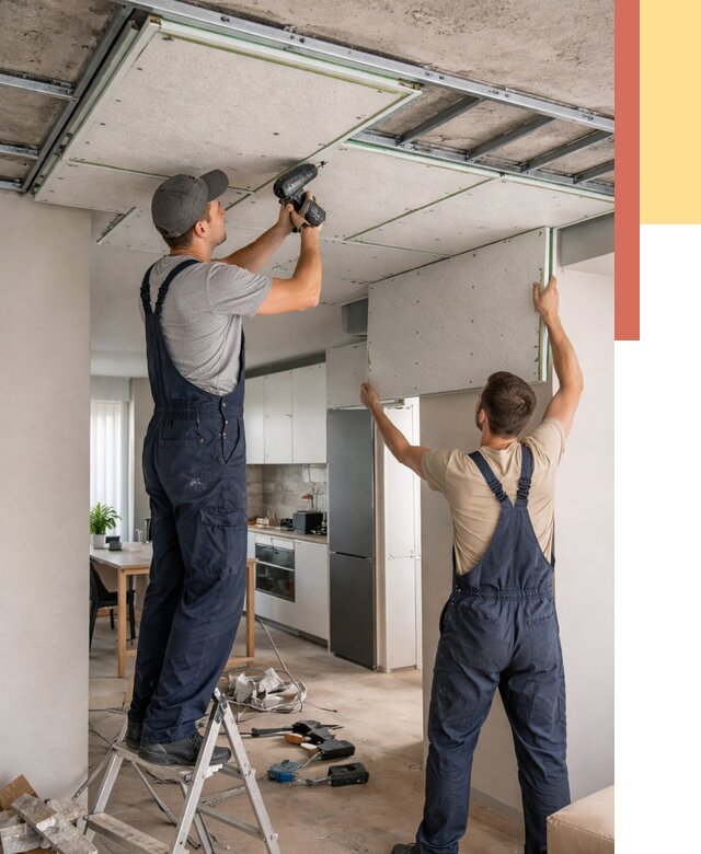 Шумоизоляция потолка панелями зипс в Раменском от 1876 руб. под ключ | ОТДЕЛОЧНИК-Рмн